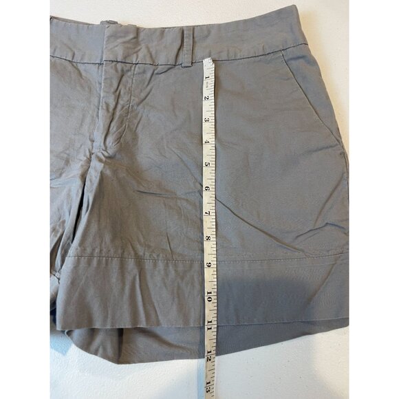 Mossimo Women Chino Shorts Flat Front Low Rise Stretch Cotton Blend Gray Size 10 - Picture 4 of 8